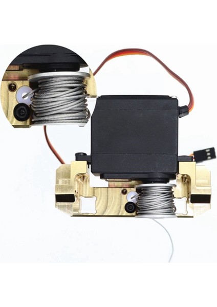 2 Adet 25T Direksiyon Dişlisi Servo Vinç Tekerlek Davul 1/10 Rc Paletli Araba Traxxas Trx4 Eksenel SCX10 90046 Mst Yükseltme Parçaları (Yurt Dışından)
