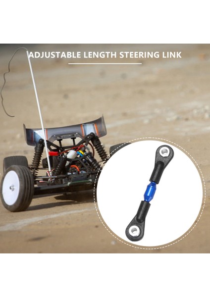 3 Adet Metal Direksiyon Rot Bağlantı Çubuğu Tamiya TT02 TT02T 1/10 Rc Araba Parçaları Aksesuarları, Mavi (Yurt Dışından)
