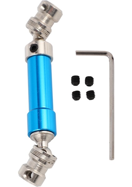 Metal Arka Tahrik Mili Cvd Wltoys 12428 12423 1/12 Rc Araba Paletli Kısa Kulvar Kamyon Yükseltme Hop-Up Parçaları, Mavi (Yurt Dışından)