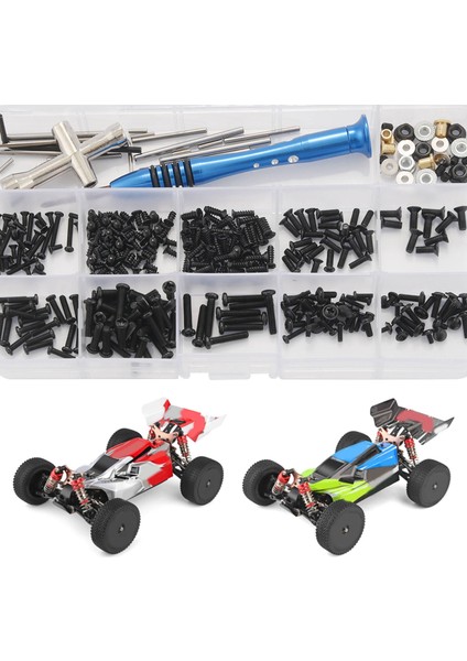 M2 M2.5 M3 Vida Bağlantı Elemanı Kiti Çapraz Kol Altıgen Anahtar Salıncak Kolu Pin Vidaları Wltoys 144001 1/14 Rc Araba Yedek Parçaları (Yurt Dışından)