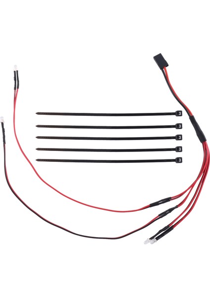 4 LED 3mm Farlar Arka Lambaları Traxxas TRX4M Yükseltme Parçaları Için LED Işıklar Kiti 1/18 Rc Paletli Araba (Yurt Dışından)