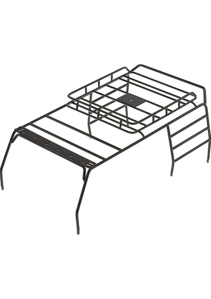 1/10 SCX10 313MM Dingil Mesafesi Simülasyon Tırmanma Araba Wrangler Kabuk Rulo Kafes Çatı Rafları Metal Bagaj Rafı (Yurt Dışından)
