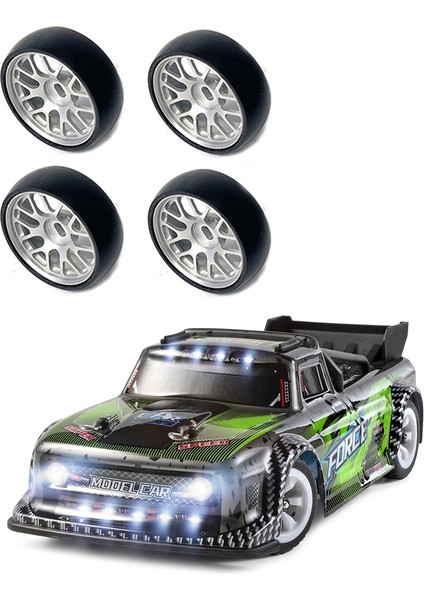 26.5mm Sert Sürüklenme Metal Jant Lastik Lastikleri Wltoys 284131 K969 K979 K989 Kyosho Mini-Z 1/28 Rc Araba Parçaları, Gümüş (Yurt Dışından)