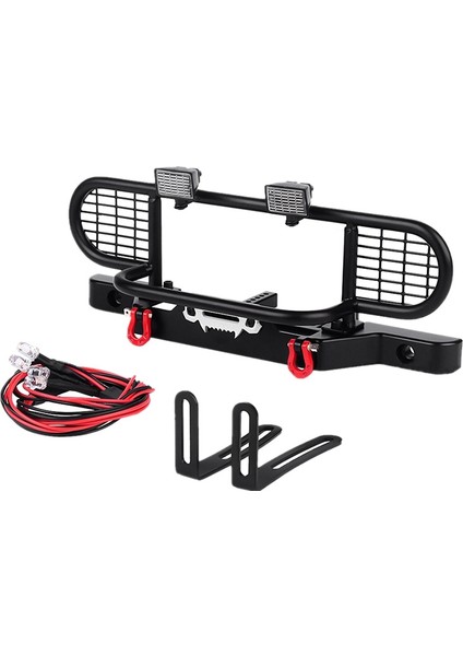 Trx4 Metal Ön Deve Trophy Tampon Için Işık ile 1/10 Rc Paletli Araba Traxxas Trx4 Trx-4 Defender (Yurt Dışından)