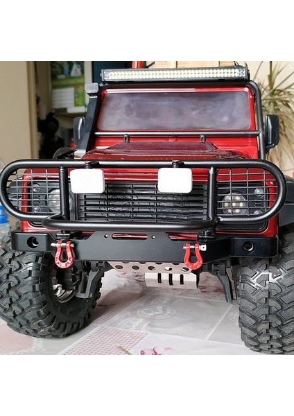 Trx4 Metal Ön Deve Trophy Tampon Için Işık ile 1/10 Rc Paletli Araba Traxxas Trx4 Trx-4 Defender (Yurt Dışından)