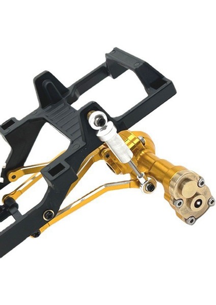 Fms FCX24 Metal Şasi Bağlantıları Çekme Çubukları Bağlantı Çubukları 1/24 Rc Paletli Araba Yükseltme Parçaları Aksesuarları, Sarı (Yurt Dışından)