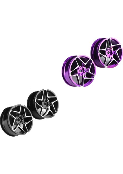 4 Adet 1/10 On-Road Drift Araba 52 mm Alüminyum Alaşımlı Metal Tekerlek Göbeği 1.9 Inç Tırmanma Araba Jant Hsp Tamiya Hpı, Mavi (Yurt Dışından)