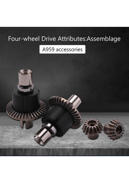 Rc Dıy Parçaları Wltoys A959 A979 A959-B A979-B Rc Araba Metal Yükseltme Aksesuarları Metal Dişli Diferansiyel A949-23 A949-24,B (Yurt Dışından)