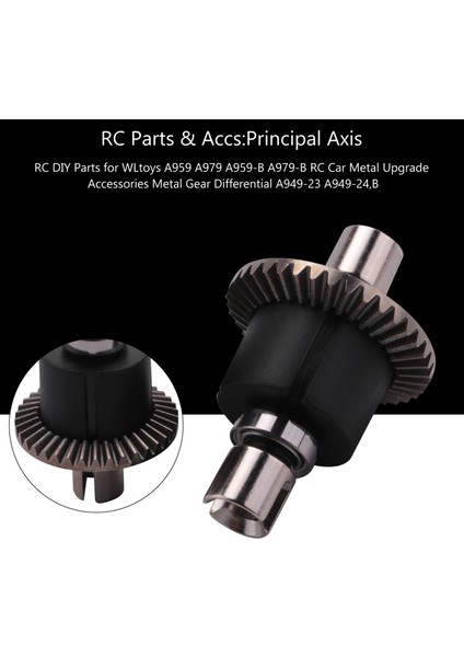 Rc Dıy Parçaları Wltoys A959 A979 A959-B A979-B Rc Araba Metal Yükseltme Aksesuarları Metal Dişli Diferansiyel A949-23 A949-24,B (Yurt Dışından)