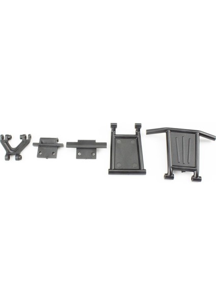 Yeni 1 Takım Wltoys 124018 1/12 Rc Araba Yükseltme Parçaları Rc Araba Ön ve Arka Tampon Anti-Çarpışma Çubuğu Yedek Aksesuarlar (Yurt Dışından)
