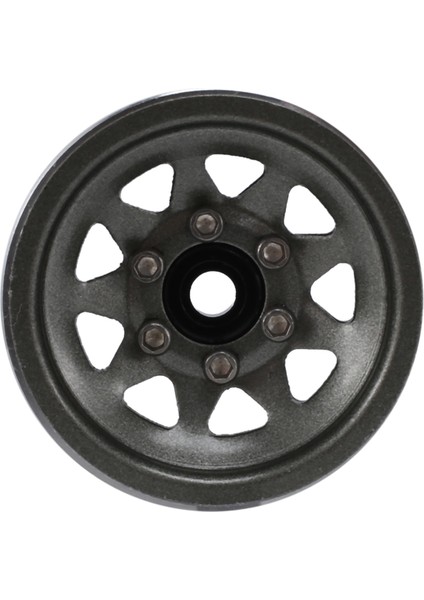 Çelik 1.0 Beadlock Jant Tekerlek Hub 1/24 Rc Paletli Araba Eksenel SCX24 Sürgü C10 Jeep Gladyatör Bronco, Titanyum (Yurt Dışından) fiyatları