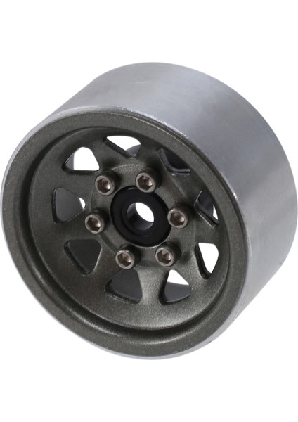 Çelik 1.0 Beadlock Jant Tekerlek Hub 1/24 Rc Paletli Araba Eksenel SCX24 Sürgü C10 Jeep Gladyatör Bronco, Titanyum (Yurt Dışından) fırsatları
