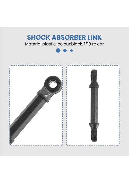 PX9300-04 Amortisör Bağlantısı 4 cm Uzunluğunda Pxtoys PX9300 Px 9300 9301 9302 1/18 Rc Araba Yedek Parçaları (Yurt Dışından)