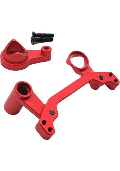 Wltoys 104072 104001 104002 1/10 Rc Araba Yükseltme Parçaları Için Metal Direksiyon Bileşenleri Direksiyon Düzeneği, Kırmızı (Yurt Dışından)