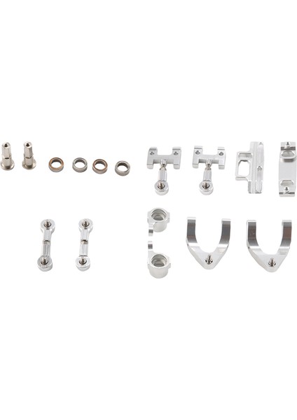 Metal Direksiyon Kupası Üst Alt Salıncak Kolu Koltuk Direksiyon Kaydırıcısı Wpl D12 1/10 Rc Araba Yükseltme Parçaları, 2 (Yurt Dışından)