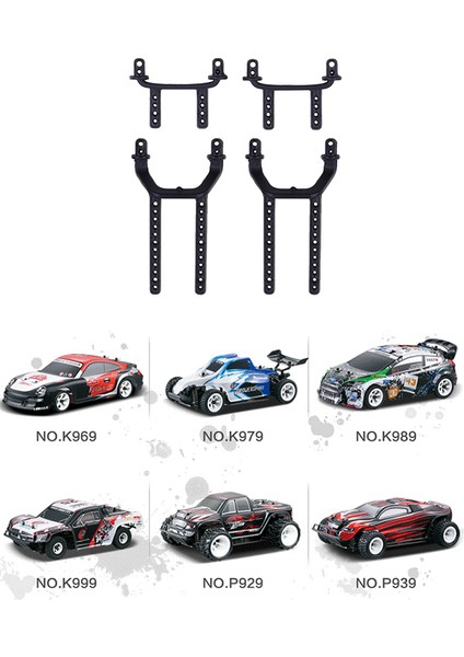 4 Adet K989-50 K989-51 Ön ve Arka Araba Kabuk Sütun Wltoys K969 K979 K989 K999 P929 P939 1/28 Rc Araba Parçaları (Yurt Dışından) fiyatları