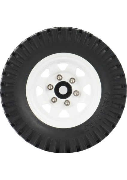 4 Adet 1.55 Metal Beadlock Jant Lastik Seti 1/10 Rc Paletli Araba Eksenel Jr 90069 D90 Tf2 Tamiya CC01 LC70 Mst,1 (Yurt Dışından)