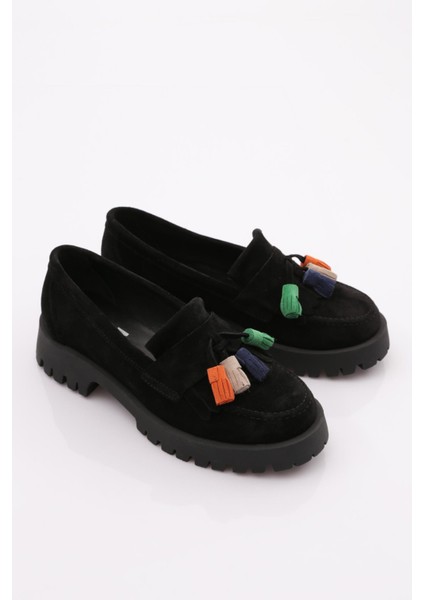 2836 Kadin Püsküllü Loafer Ayakkabi fiyatları