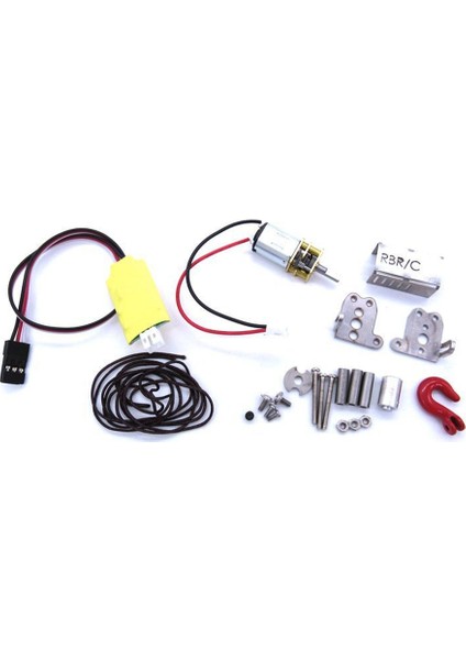 Metal Otomatik Simüle Vinç 3ch Alıcı Kablosu ile Wpl B14 B24 B16 B36 C14 C24 C34 Mn D90 MN99S Rc Araba Parçaları (Yurt Dışından)