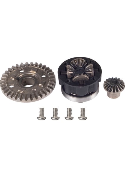 Ön Arka Diferansiyel Halka Dişli ve Pinyon Dişli Düzeneği Traxxas Trx4 Trx6 1/10 Rc Paletli Araba Yükseltme Parçaları (Yurt Dışından)
