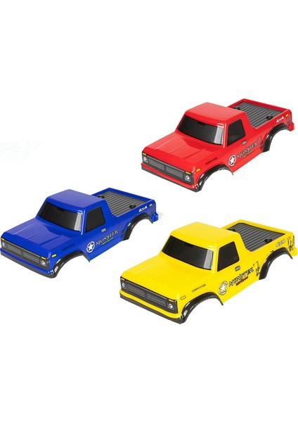 Yumuşak Plastik F150 Gövde Kabuğu Eksenel SCX24 1/24 Rc Paletli Araba Dıy Yükseltme Parçaları, Mavi (Yurt Dışından)