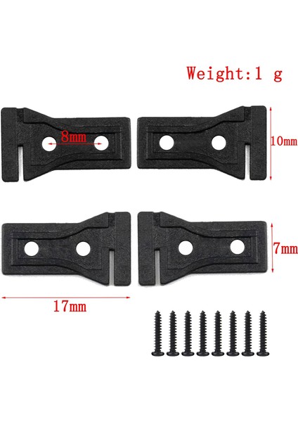 Rc Araba Motor Kapağı Menteşe Bagaj Kapağı Kapı Menteşesi 1/10 Eksenel SCX10 ve SCX10 Iıı AXI03007 Jeep Wrangler, Kapı Menteşesi (Yurt Dışından)