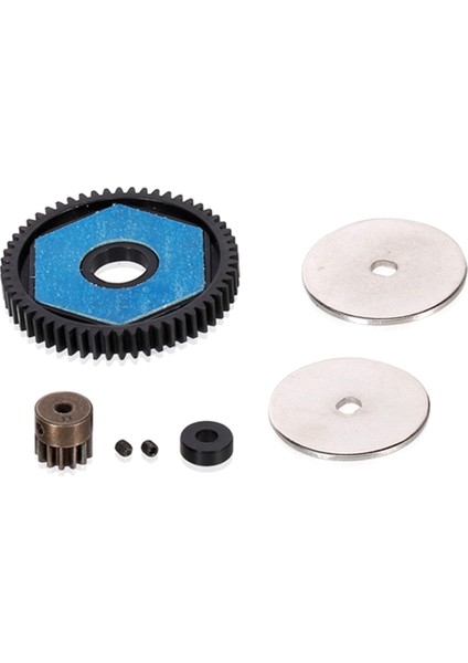 56T Düz Dişli 13T Motor Dişli Şanzıman Şanzıman Dişlileri Seti 1/10 Rc Paletli Araba Eksenel SCX10 SCX10 Iı Yükseltme Parçaları (Yurt Dışından)