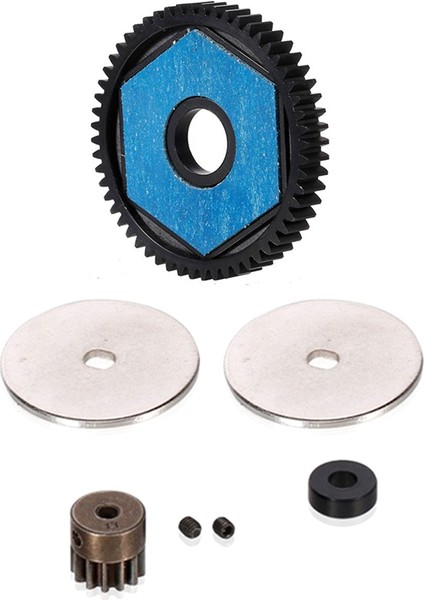 56T Düz Dişli 13T Motor Dişli Şanzıman Şanzıman Dişlileri Seti 1/10 Rc Paletli Araba Eksenel SCX10 SCX10 Iı Yükseltme Parçaları (Yurt Dışından) fiyatları