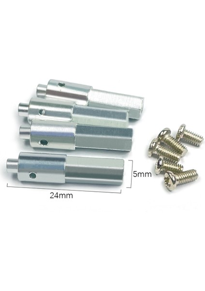4 Adet LD-P06 Metal Portal Aks Mili Altıgen Adaptör Ldrc LD-P06 Ld P06 Unimog 1/12 Rc Kamyon Araba Yedek Parça Aksesuarları (Yurt Dışından)