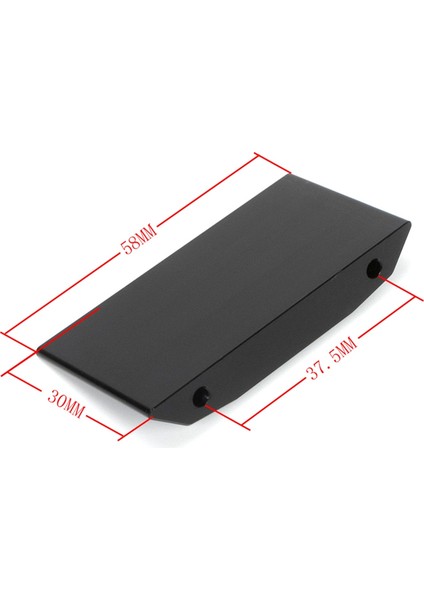 Lcg Metal Kızak Plakası ve Yan Pedal Kaya Kaydırıcısı 1/10 Rc Paletli Araba Eksenel SCX10 Alt Ağırlık Merkezi Şasi (Yurt Dışından)