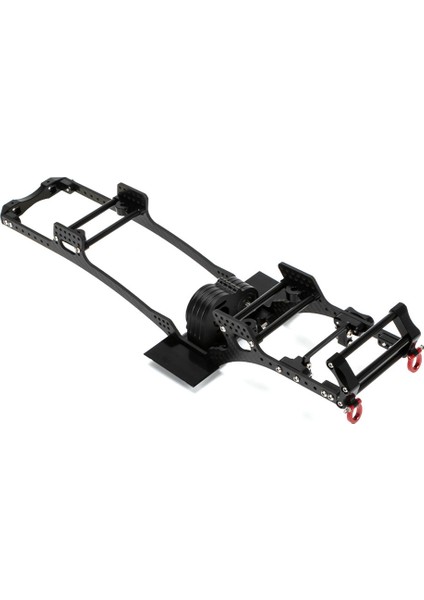 Lcg Metal Kızak Plakası ve Yan Pedal Kaya Kaydırıcısı 1/10 Rc Paletli Araba Eksenel SCX10 Alt Ağırlık Merkezi Şasi (Yurt Dışından)