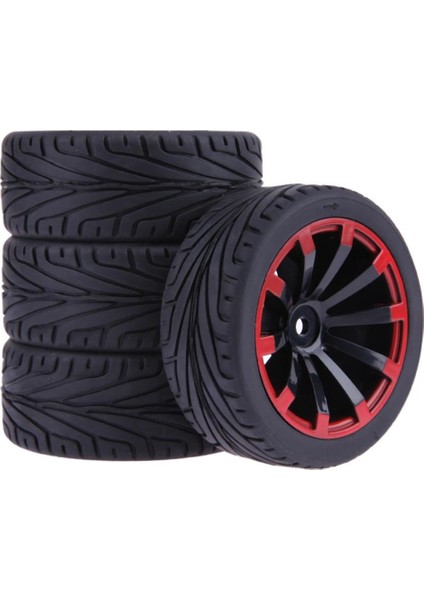1/10 Rc Araba Yarışı Lastikleri Yolda Touring Drift Araba Lastiği Tekerlek Tamiya TT01 TT02 XV01 TA06 Ptg-2 Hpı Wr8 Kyosho Hsp (Yurt Dışından)