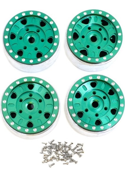 1.0 Beadlock Tekerlek Göbeği Metal Mikro Tekerlek Jant 1/24 Rc Paletli Araba Eksenel SCX24 Gladyatör Bronco C10 Sürgü Jlu,2 (Yurt Dışından)
