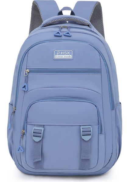 Basit Sırt Çantası, Büyük Kapasiteli, Erkek ve Kız Çocukları Için Şık Sırt Çantası, Ilkokul ve Ortaokul Öğrencisi Okul Çantası (Yurt Dışından)