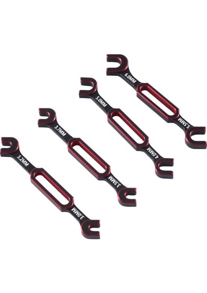4 Adet Anahtarı 3-3.2 3.5-3.7 4-5 5.5-6mm Çift Uçlu Evrensel Anahtar Gerdirme Anahtarı Rc Araba Için Traxxas Eksenel SCX10,1 (Yurt Dışından)