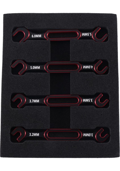 4 Adet Anahtarı 3-3.2 3.5-3.7 4-5 5.5-6mm Çift Uçlu Evrensel Anahtar Gerdirme Anahtarı Rc Araba Için Traxxas Eksenel SCX10,1 (Yurt Dışından)