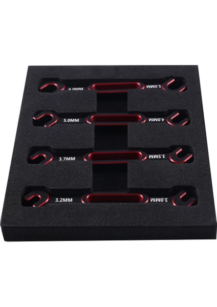 4 Adet Anahtarı 3-3.2 3.5-3.7 4-5 5.5-6mm Çift Uçlu Evrensel Anahtar Gerdirme Anahtarı Rc Araba Için Traxxas Eksenel SCX10,1 (Yurt Dışından)