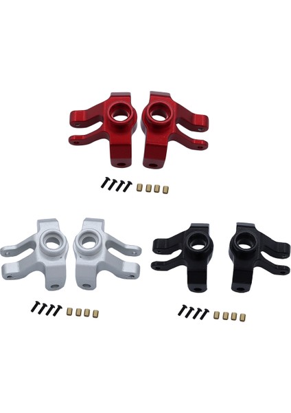 Metal Direksiyon Kupası Direksiyon Mafsalı C-Hub Taşıyıcı MN86S MN86 MN86KS MN86K Mn G500 1/12 Rc Araba Yükseltme Parçaları, Gümüş (Yurt Dışından)