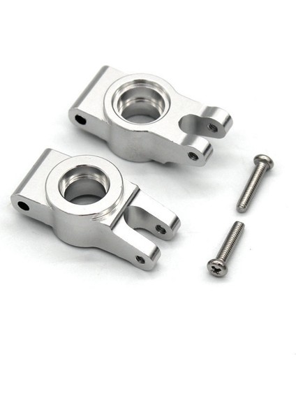 Metal Arka Hub Taşıyıcı Arka Tekerlek Koltuğu Mjx Hyper Go 14301 14302 1/14 Rc Araba Yükseltme Parçaları Aksesuarları, Gümüş (Yurt Dışından)