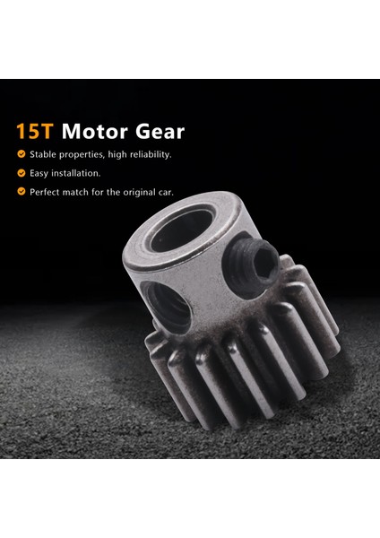 Jlb Yarış Cheetah 1/10 Fırçasız Rc Araba Parçaları Aksesuarları Için 15 T Motor Dişli EA1040 (Yurt Dışından)