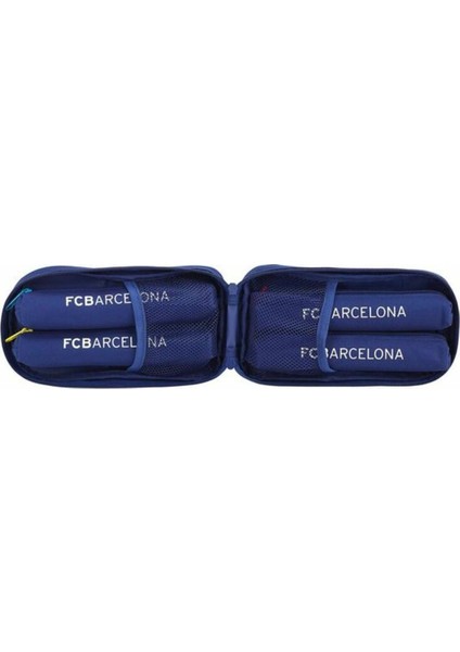 Sırt Çantası Kalem Kutusu Barcelona 600D Polyester Mavi 12 x 23 x 5 cm (Yurt Dışından)
