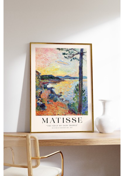 Henri Matisse The Gulf Of Sain Tropez Tasarımlı Çerçevesiz Poster