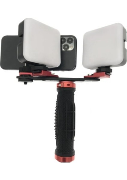 Selfie Işıklı Telefon Tutucusu MK016 -Led Yumuşak Işık