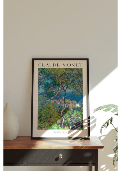 House Gorgeous Claude Monet Bordighera Tasarımlı Çerçevesiz Poster