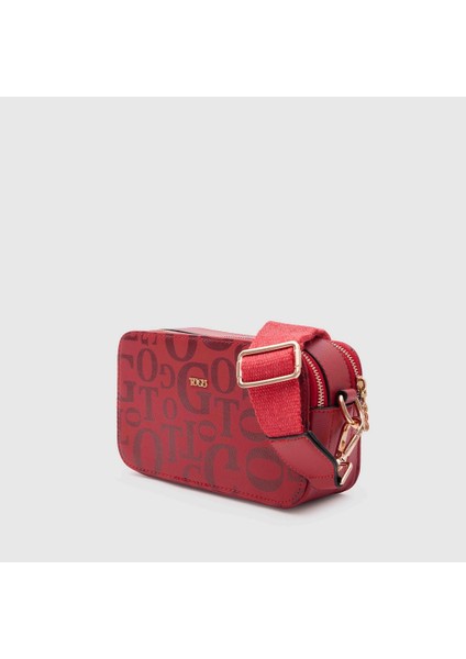 Kadın Monogram Çapraz Çanta 930036, Kırmızı fiyatları