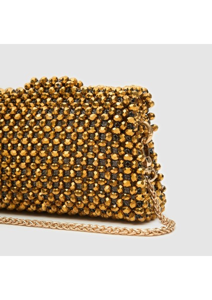 Kadın Kristal Çanta 930228, Gold fırsatları