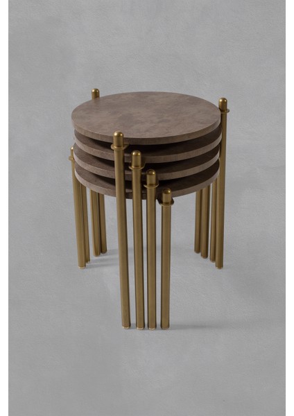 4'Lü Flora Zigon Sehpa