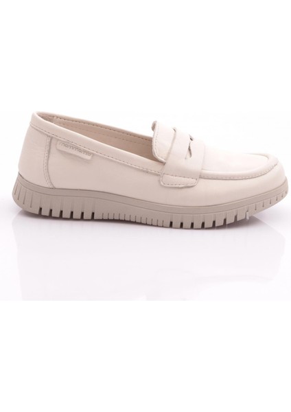 D24YA-3570 Kadın Deri Loafer Ayakkabı