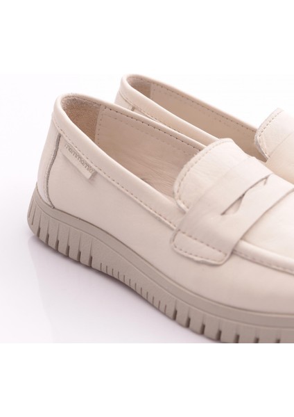 D24YA-3570 Kadın Deri Loafer Ayakkabı