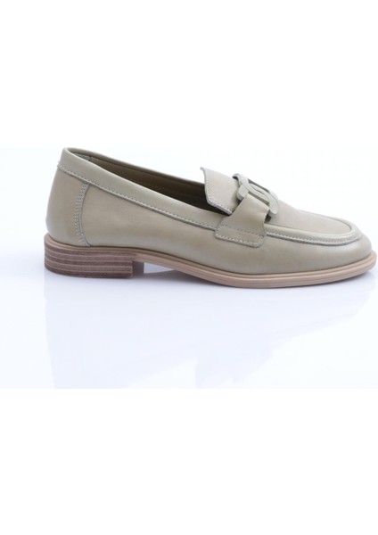 D24YA-3235 Kadın Deri Loafer Ayakkabı